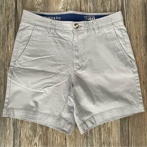 Crown & Ivy Motion Flex Gray Shorts Men’s 32 | 7” Inseam